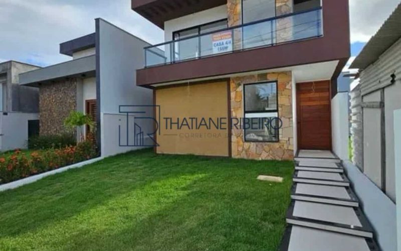 Casa Nova 4 quartos no Cond. Vila Florença Abrantes Thatiane Ribeiro watsapp71983804225